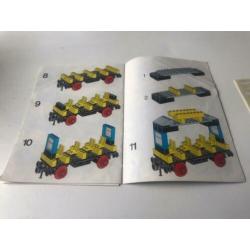 Lego trein beschrijving 7710 met stickervel