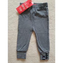 Zwart wit gestreepte legging maat 68 Z8