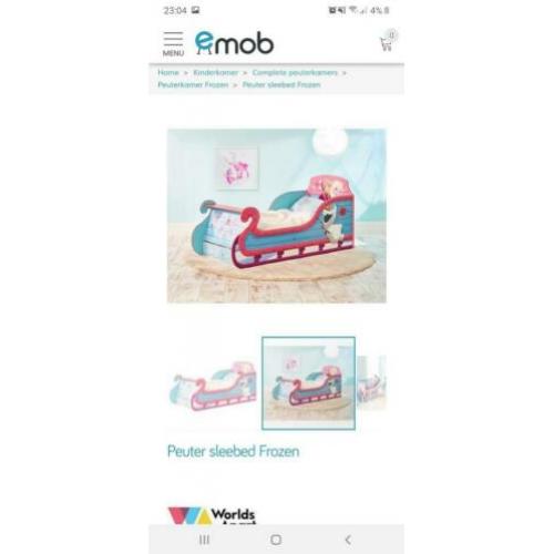 Peuterbed Frozen slee