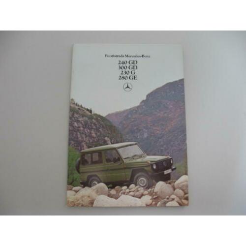 MERC 049 Mercedes Benz Fuoristrada 240GD 300 GD 230 G 280 GE