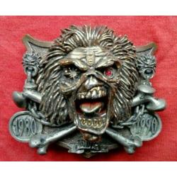 Iron Maiden first ten years limited edition buckle