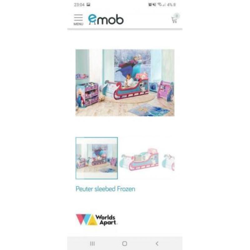 Peuterbed Frozen slee