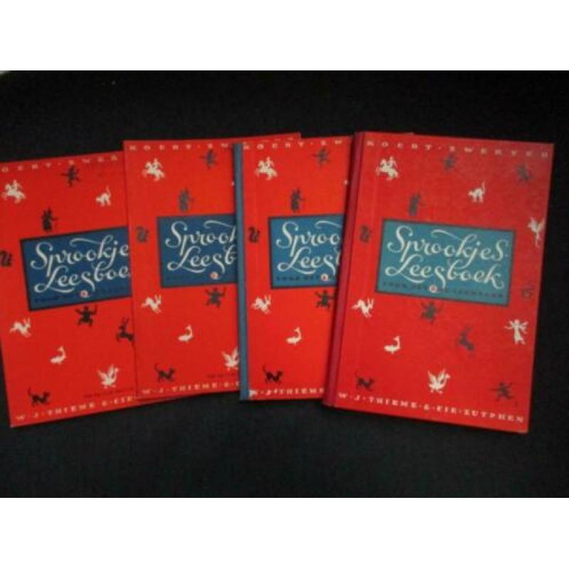 Sprookjes leesboek en ons vrolijk troepje schoolboekjes -spr
