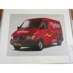 'auto foto platen in lijst