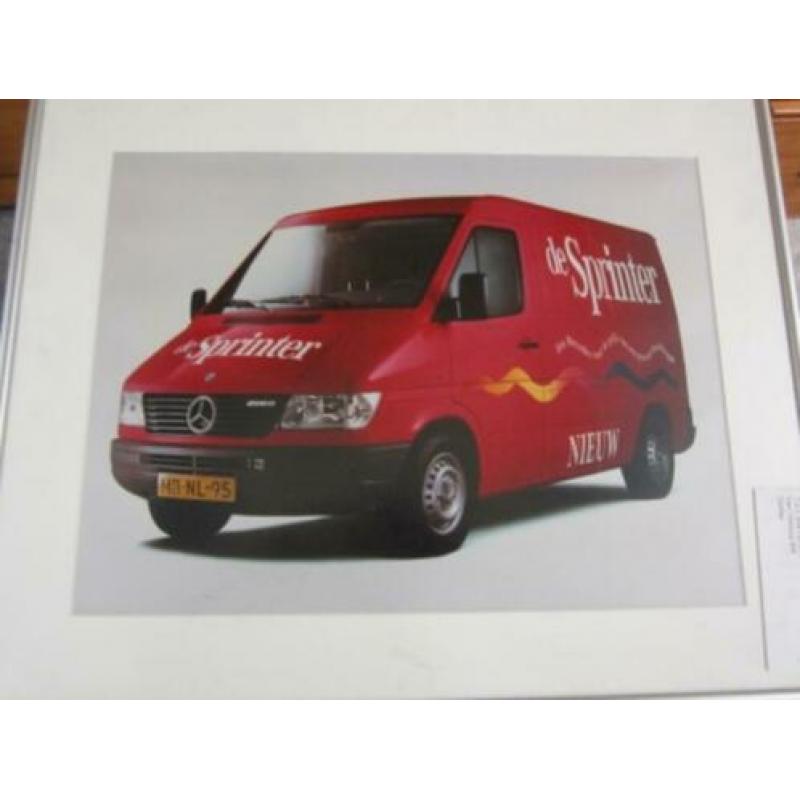 'auto foto platen in lijst
