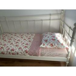 Nieuw Ikea bed Tromnes wit metaal + lattenbodem ongebruikt
