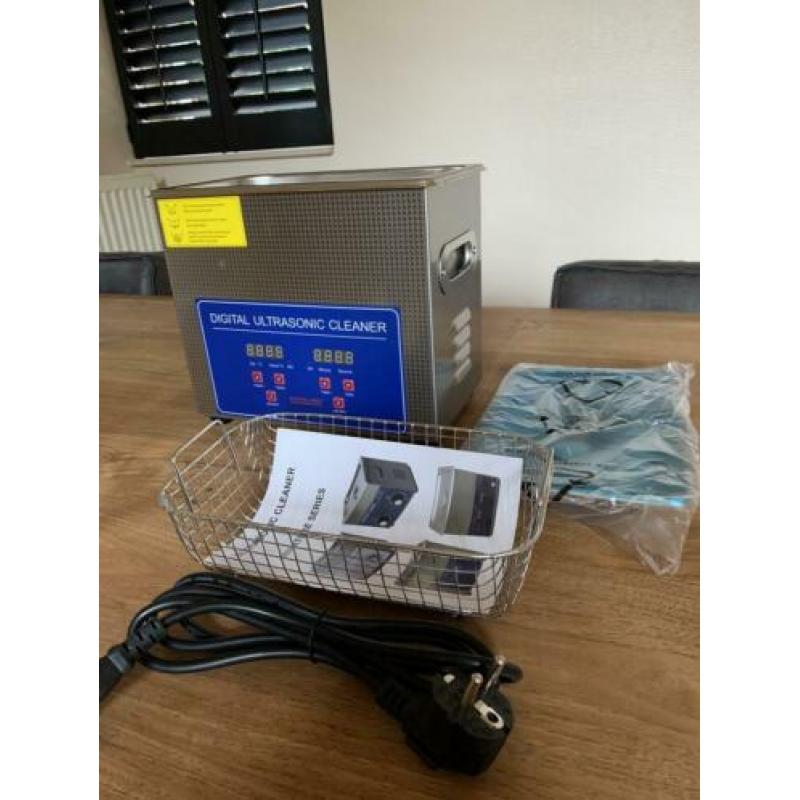 Ultrasone reiniger 3L brillen/ motoronderdelen/ muntgeld ??