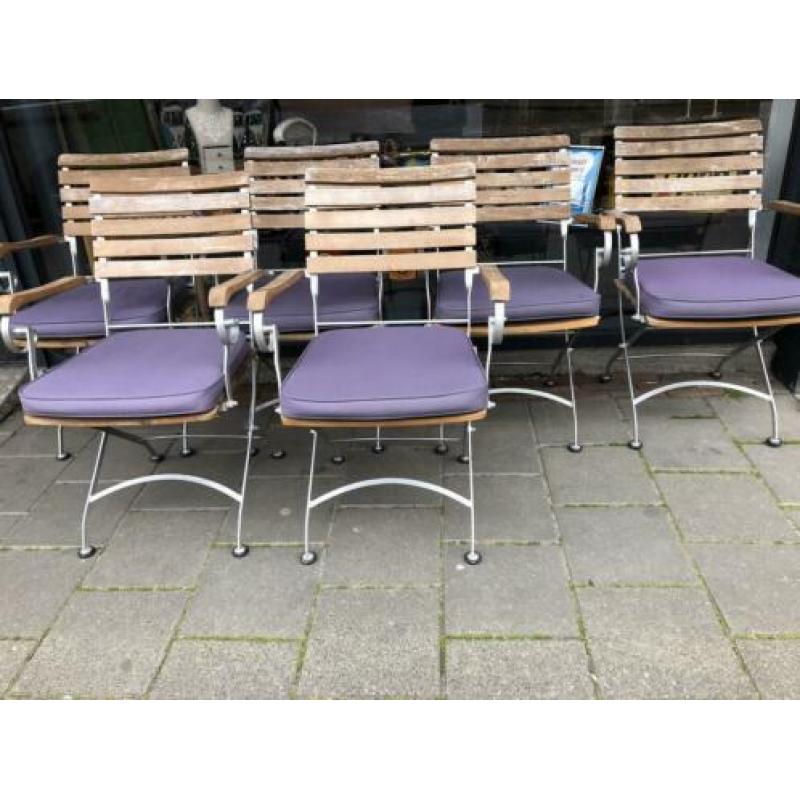 Tuinstoelen 6 stuks