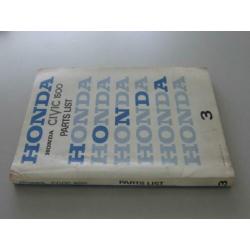 HND 5 Honda Civic 1500 Parts List 3