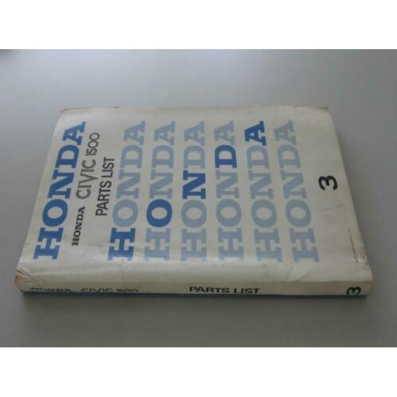 HND 5 Honda Civic 1500 Parts List 3