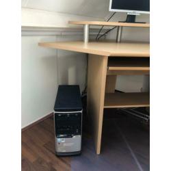 Mooi hoek bureau met laden blok