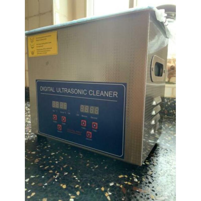 Ultrasone reiniger 3L brillen/ motoronderdelen/ muntgeld ??