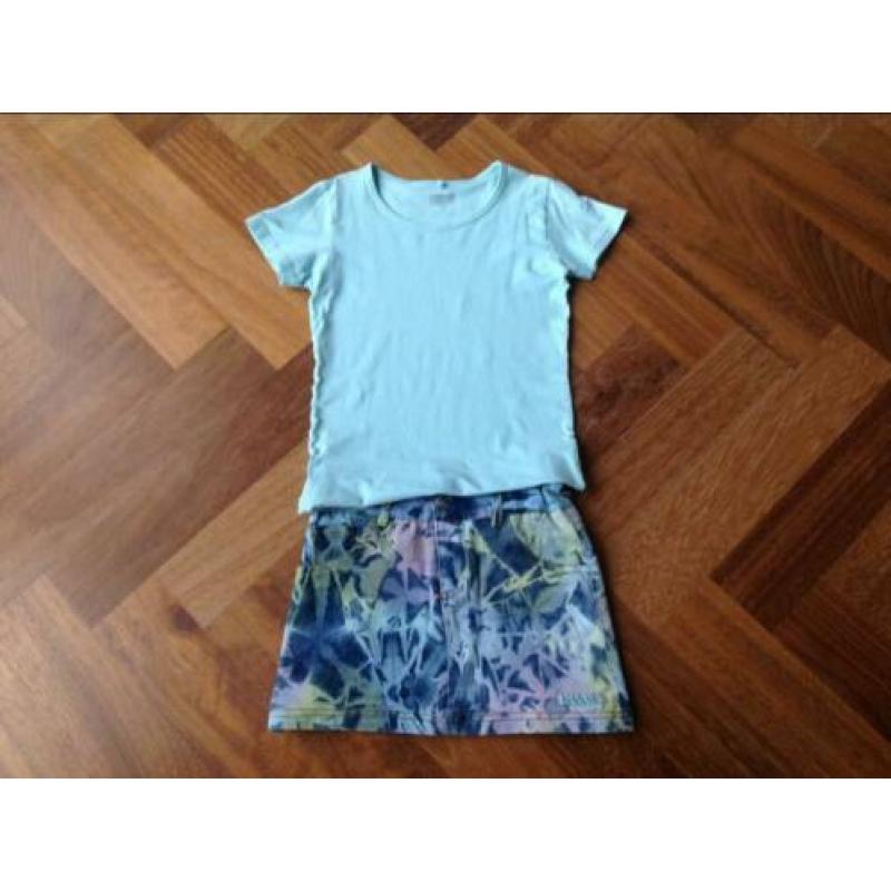 Moodstreet rokje pastel kleuren + basis t-shirt, 140-146