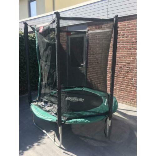 Zo goed als nieuwe Berg trampoline 180 / 183 cm met net