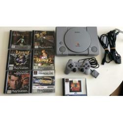 Playstation 1 met 7 games