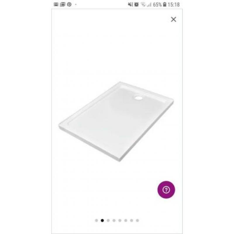 vidaXL Douchebak rechthoekig 70x100 cm nieuw