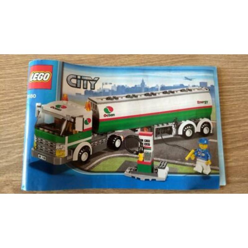 Lego 3180 City tankwagen compleet met doos