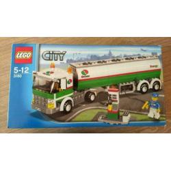 Lego 3180 City tankwagen compleet met doos