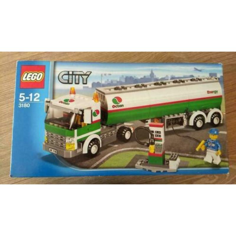Lego 3180 City tankwagen compleet met doos