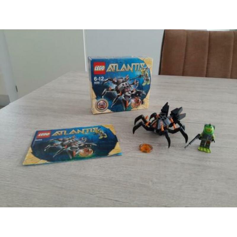 Lego Atlantis 8056 Gevecht met reuzenkrab met doos en boekje
