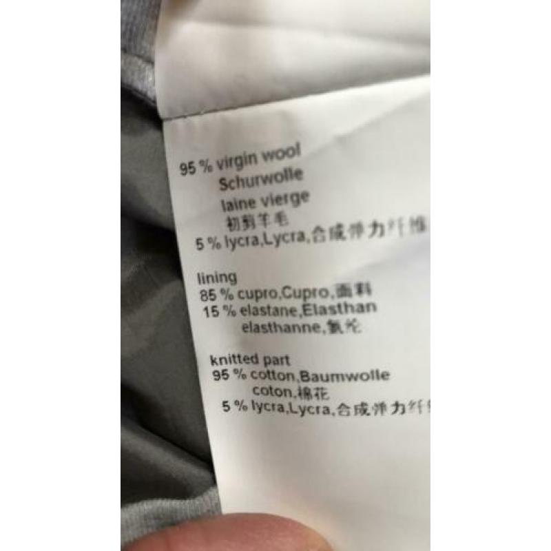 Marccain grijze broek mt 5 ca 42 cool wol, Marc Cain