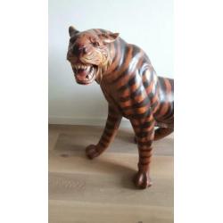 Antiek beeld tijger antiek beeld
