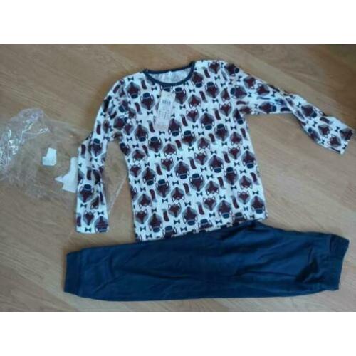 NIEUW Name it pyama maat 116 met vosjes en blauwe broek