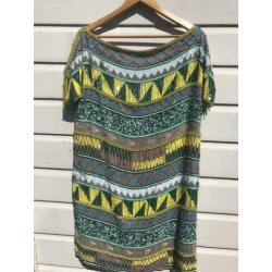 Geweldig jurkje antik batik maat 38/40/42