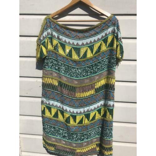 Geweldig jurkje antik batik maat 38/40/42