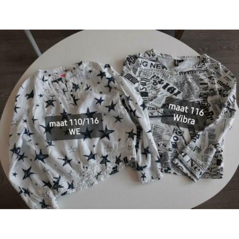 Meisjes kleding maat 104, 110, 116