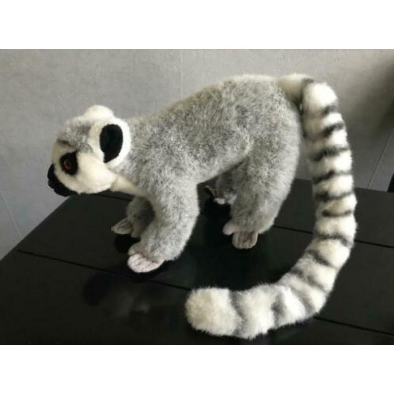 Ringstaart maki knuffel GROOT (NR295)