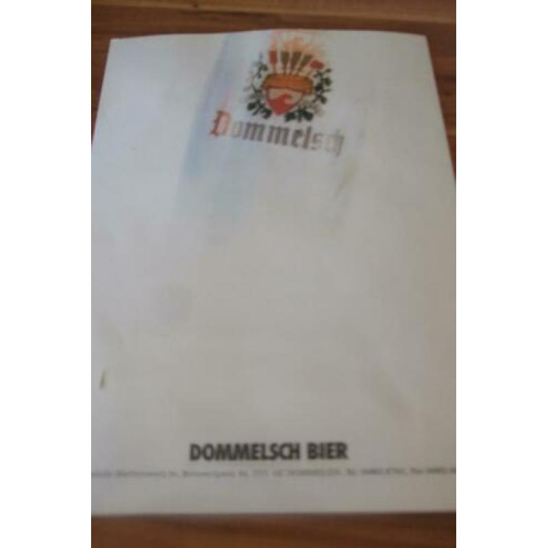 Dommelsch bier boekje "De Dommelsche" (nr.1)