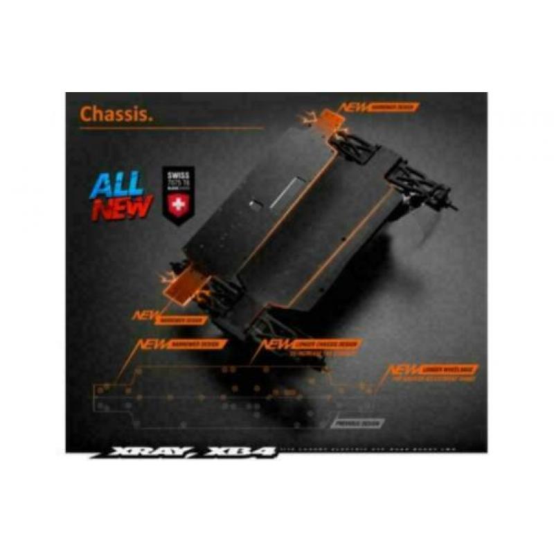 Xray Xb4 2020 - 4Wd 1/10 Electric Off-Road Car bouwdoos