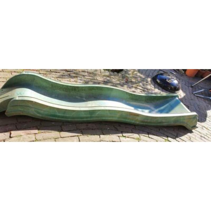 Hillhout glijbaan, groen