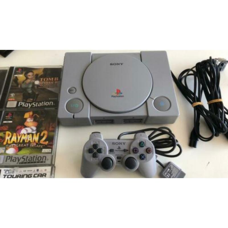 Playstation 1 met 7 games