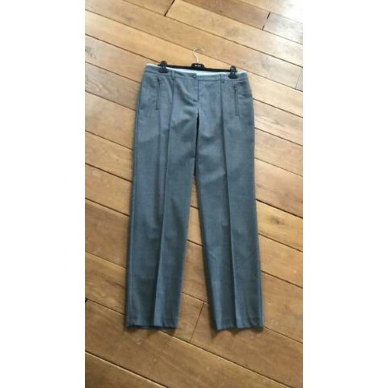 Marccain grijze broek mt 5 ca 42 cool wol, Marc Cain
