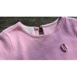 Zara zomerjurk zomerjurkje roze maat 98 met bloem nog mooi