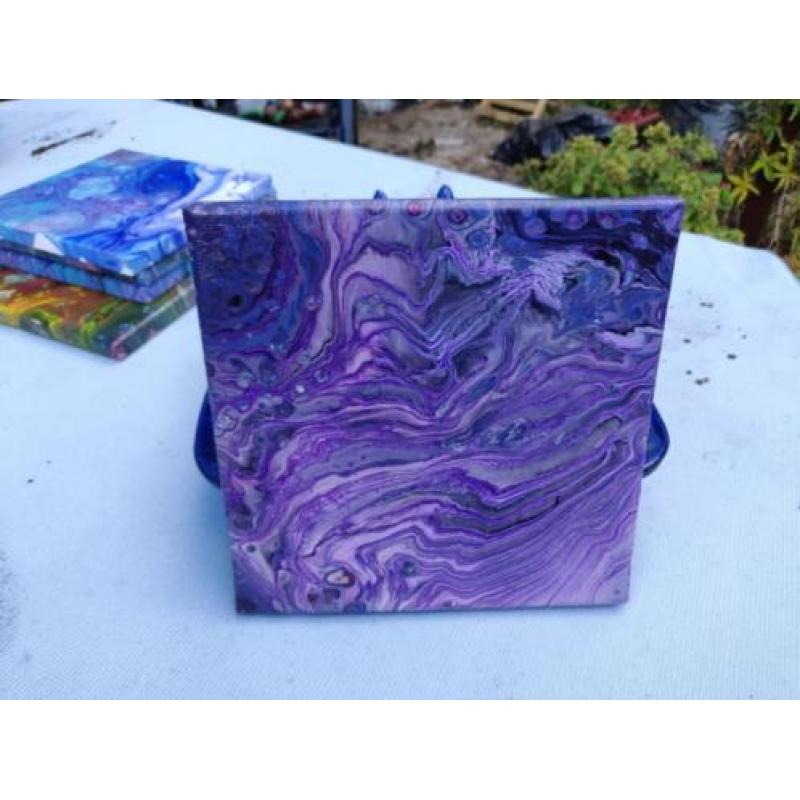 Unieke acryl schilderijen in meerdere kleuren!