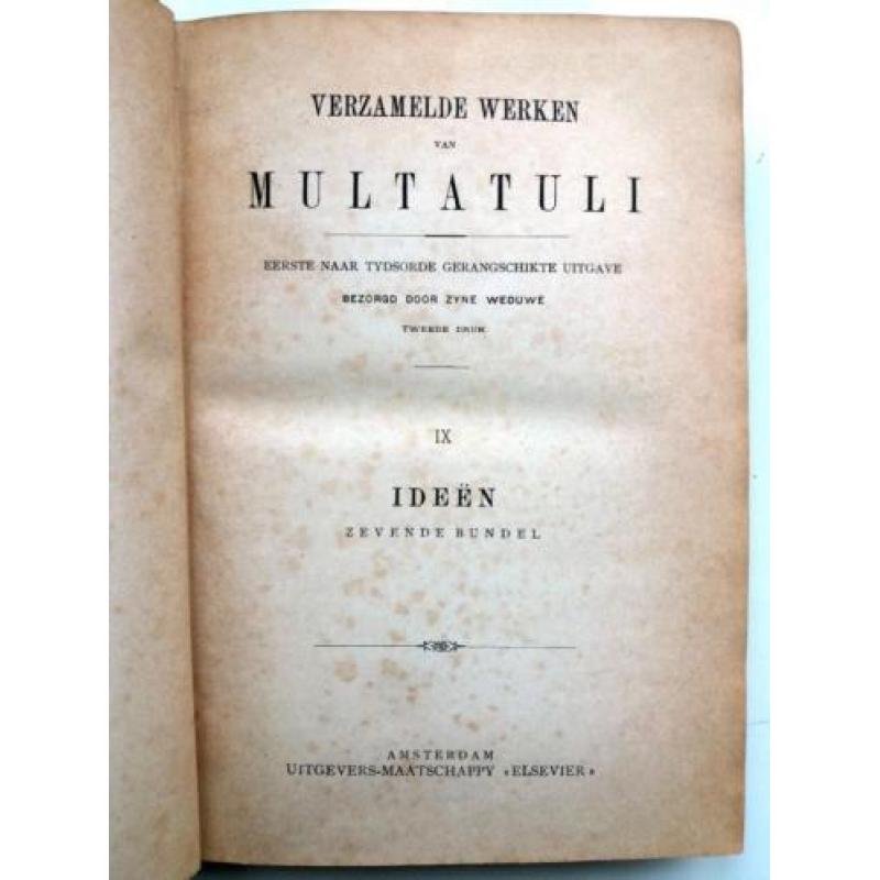 Multatuli - Ideen zevende bundel (Verzamelde Werken van Mult