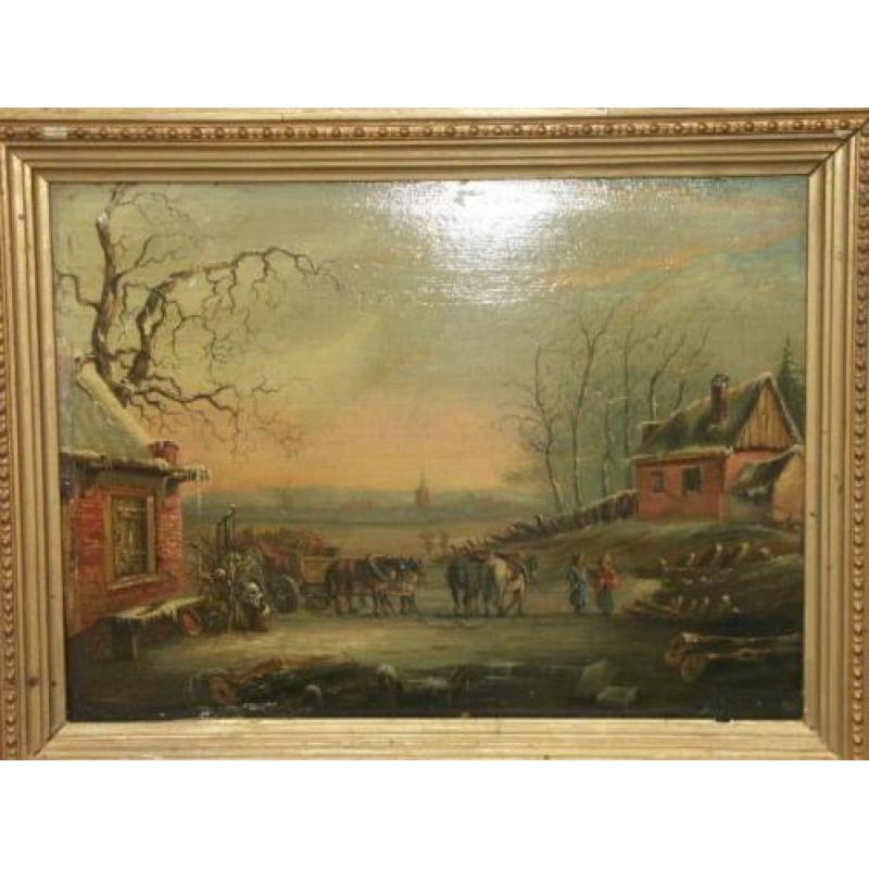 Antiek schilderij