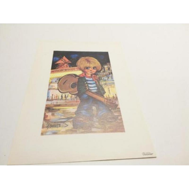 Oude plaat van moulin rouge GF Bonet 1976