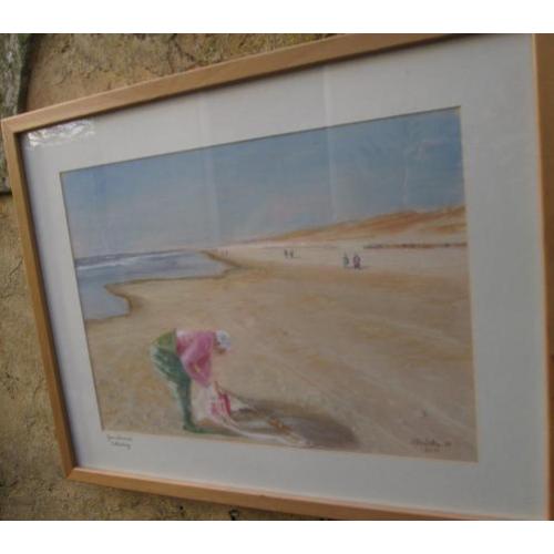 Prachtige Pastel Garnalenvisser Callantsoog Christa Hoek