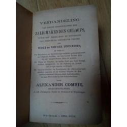 a. comrie eigenschappen van het geloof geb. huge leren rug
