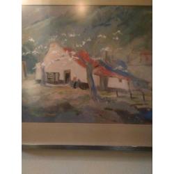 Aquarel boerderijtje Sint Pieter Maastricht