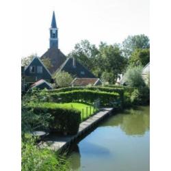 originele tekening Ida Zwartkruis 1988 Driehuizen, Oostdijk