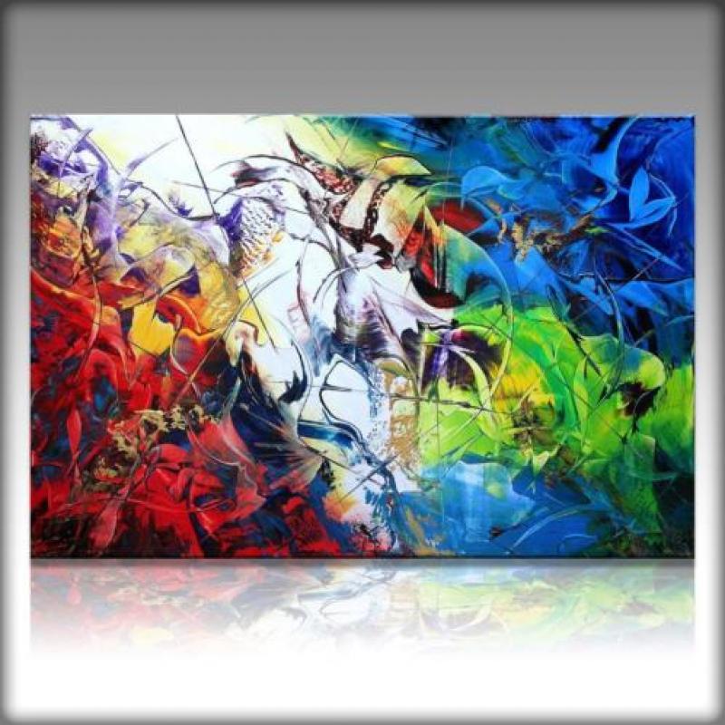 " Bright " Acrylschilderij 120 cm x 80 cm