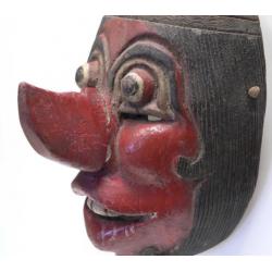 Antiek Houten Wayang MASKER WY9 Java Cirebon Indonesie kunst