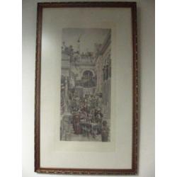 Alma-Tadema: antieke fotodruk SPRING. Photogr. Gesellschaft