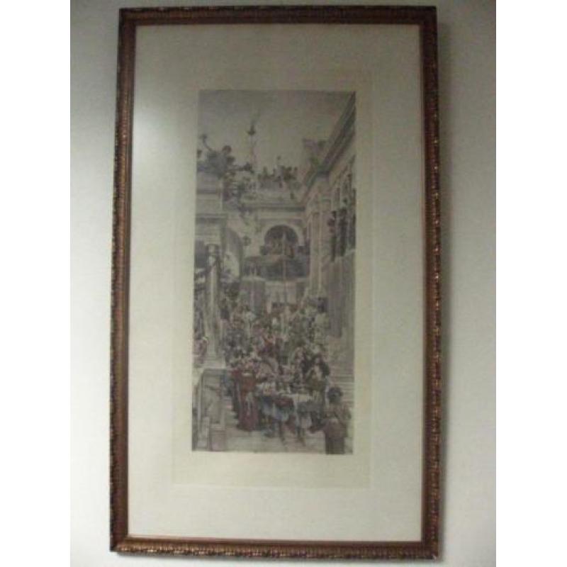 Alma-Tadema: antieke fotodruk SPRING. Photogr. Gesellschaft