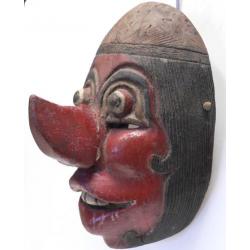 Antiek Houten Wayang MASKER WY9 Java Cirebon Indonesie kunst